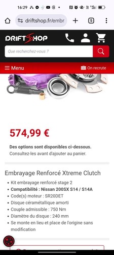 Embrayage sr20det - embrayage,
