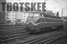35mm Negative SNCB Belgium Railways Diesel Loco 205 031 c1967 Belgian