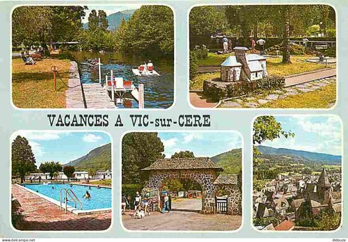 Carte postale vic sur - vic,