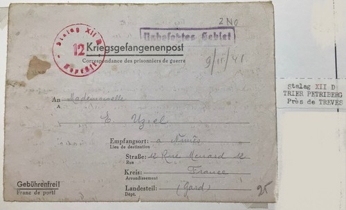 Ww2 lettre prisonnier - ww2,