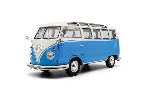 Volkswagen samba bleu - volkswagen, t1