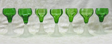VAL SAINT LAMBERT GLAS RÖMER TRUMPETENFUß ROEMER GLASS COLORED CRYSTAL