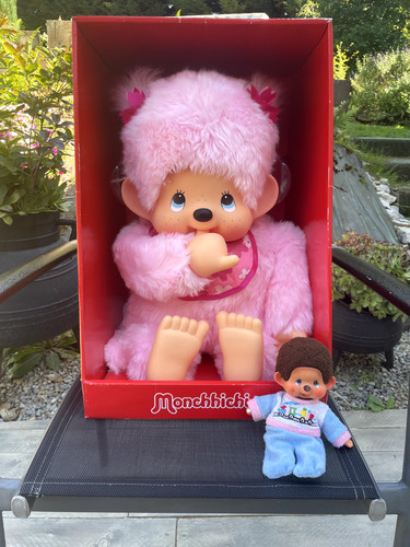 Monchichi rose 80cm