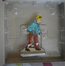 Tintin  figurine métal - au