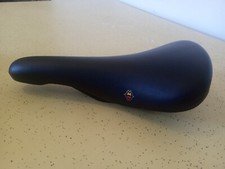 NOS 90’s Gary Fisher Saddle Seat Velo Mtb Black Leather Fit: Klein Trek Fuji Gt