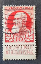TIMBRE BELGIQUE BELGIE 1905