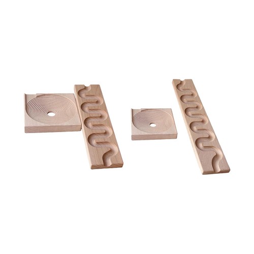 Circuit billes bois avec - billes, en