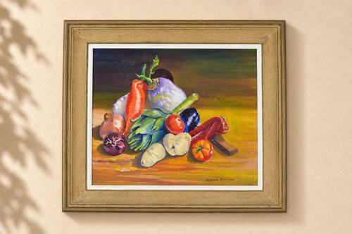 Tableau huile sur toile - , nature