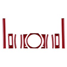 Autocollant de couvercle d'horloge à ventilation carbone pour Lexus RC300 350