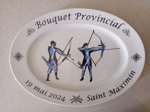 Assiette ovale plat tir - assiette, a