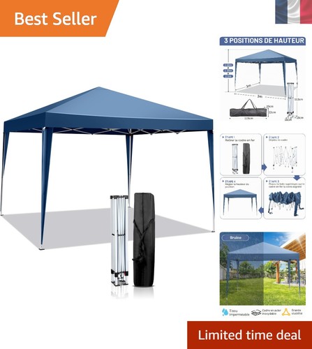 Tonnelle pliante 3x3m - pliante,