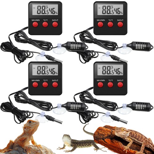 Pcs reptile thermometer and - 4,