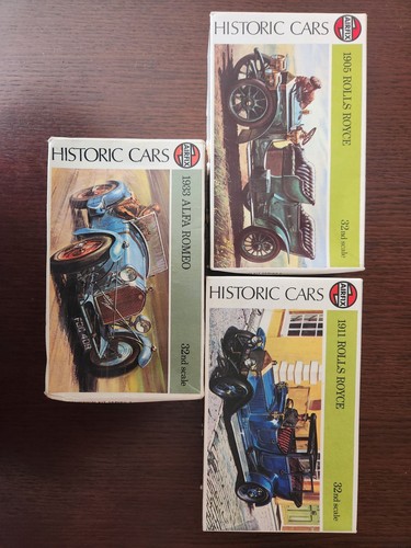 Historic cars maquettes - cars,