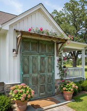 Antique Carved Double Hinged