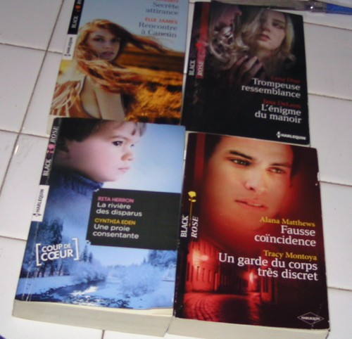 Lot livres harlequin - de,