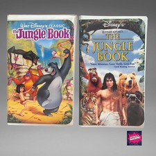 Rare Disney's Jungle Book VHS Tapes: Black Diamond Classic & Kipling Edition
