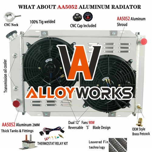 Row radiator shroud - radiator, fit
