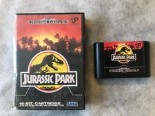 JEU SEGA MEGADRIVE JURASSIC PARK  EN BOITE TESTE