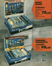 1963 Moulinex Robots Magazine Antique Advertisement