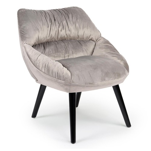 Fauteuil design velours - design, en