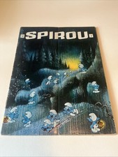 Spirou 1392 Rare Snowy Smurf Wraparound Cover 1964 Comics Magazine