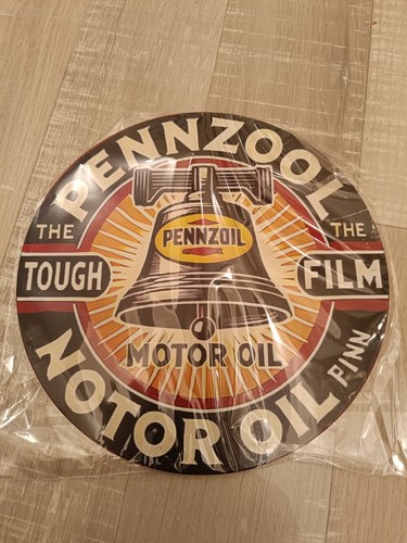 Plaque métal moderne pennzoil - métal,