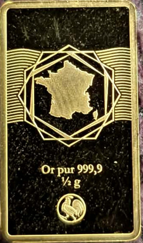 Lingot notre dame - 0,5g, notre-dame