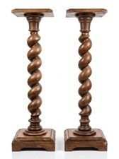 Paire de sellettes colonnes