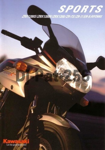 Brochure moto kawasaki zrx - brochure, :