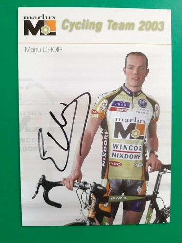 Cyclisme carte cycliste manu - carte,