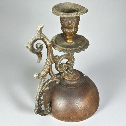 Ancien bougeoir métal - bougeoir,