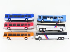 LOT of 6 1:50 Scale Jimson, Royal Coach, & More Assorted Buses 