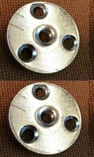 2x Ikea Connecting Support Mounting Plate Steel Lack Coffee Table Part # 108078