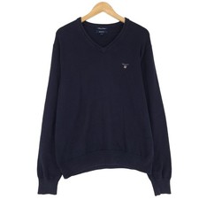 Gant Homme Pull Bleu Coton