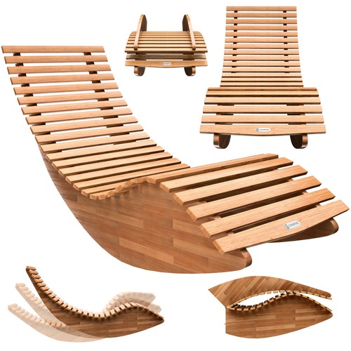 Chaise longue bascule en - chaise,