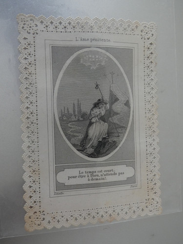 Image pieuse canivet dentelle - image,