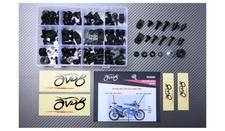 Kit visserie carénages spécifique Vis AVDB couleur Noir SUZUKI RGV 250 1988-1998