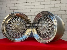 4X 15" BBS RS Mesh style 4X100 4X108 Dish JDM roues pour VW HONDA NISSAN Toyota