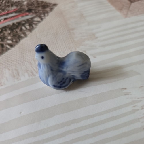 Feve ancienne poule - poule, bleue