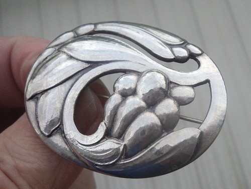 Broche florale georg jensen - florale,