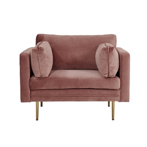Fauteuil design velours - design,