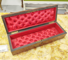 Boîte à gants Napoléon III Marquete Tissu Rouge 12MAG 31/10