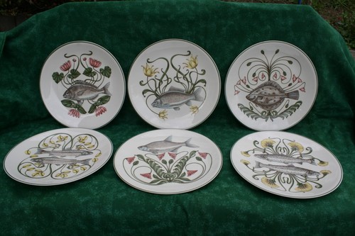 Grandes assiettes plates - 6,