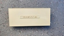 1966 1967 CHEVY II NOVA RADIO DELETE PLATE, free shipping in USA