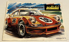 1974 SOLIDO Catalogue* - Nice Condition.