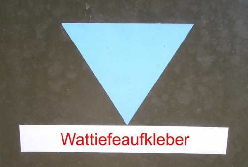 Sticker wading depth nva - nva, ddr