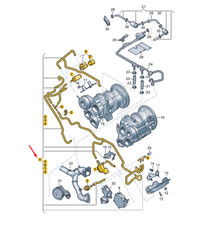 AUDI RS4 B9 Tuyau d'aspiration