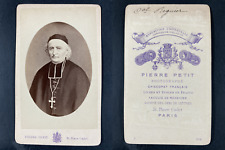 Pierre Petit, Paris, René-François Régnier, Cardinal Vintage cdv albumen print.