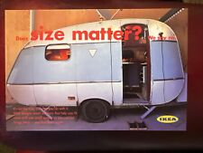 c2001 IKEA Stores Advertisement’Does Size Matter’ Vintage Postcard