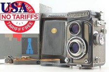 [Near MINT] YASHICA 44 4x4 cm TLR Film Camera Gray Yashikor 60mm F3.5 From Japan
